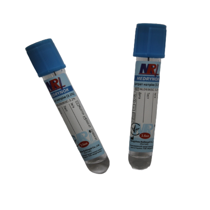 Пробірка Вакуумна для забору крові NLD936SC «MEDRYNOK»,13х75 мм